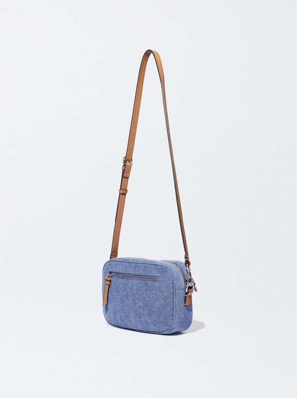Bolsa transversal de jeans - Azul