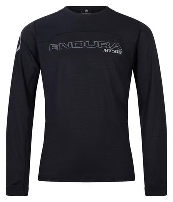 Maillot Manches Longues Enfant Endura MT500 Burner Noir