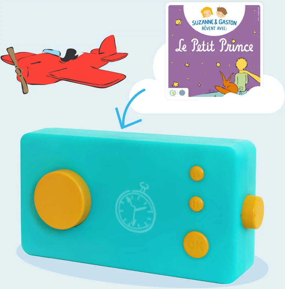LUNII - ALBUM AUDIO INTERACTIF - SUZANNE ET GASTON REVENT AVEC LE PETIT PRINCE