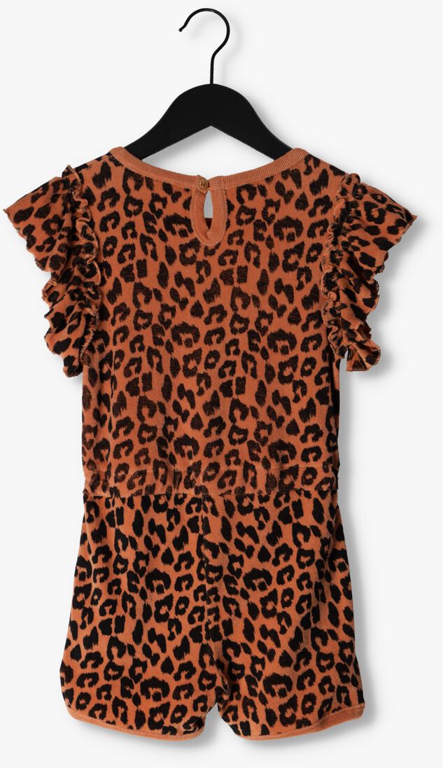 DAILY BRAT oranje daily brat jumpsuit leopard koala suit
