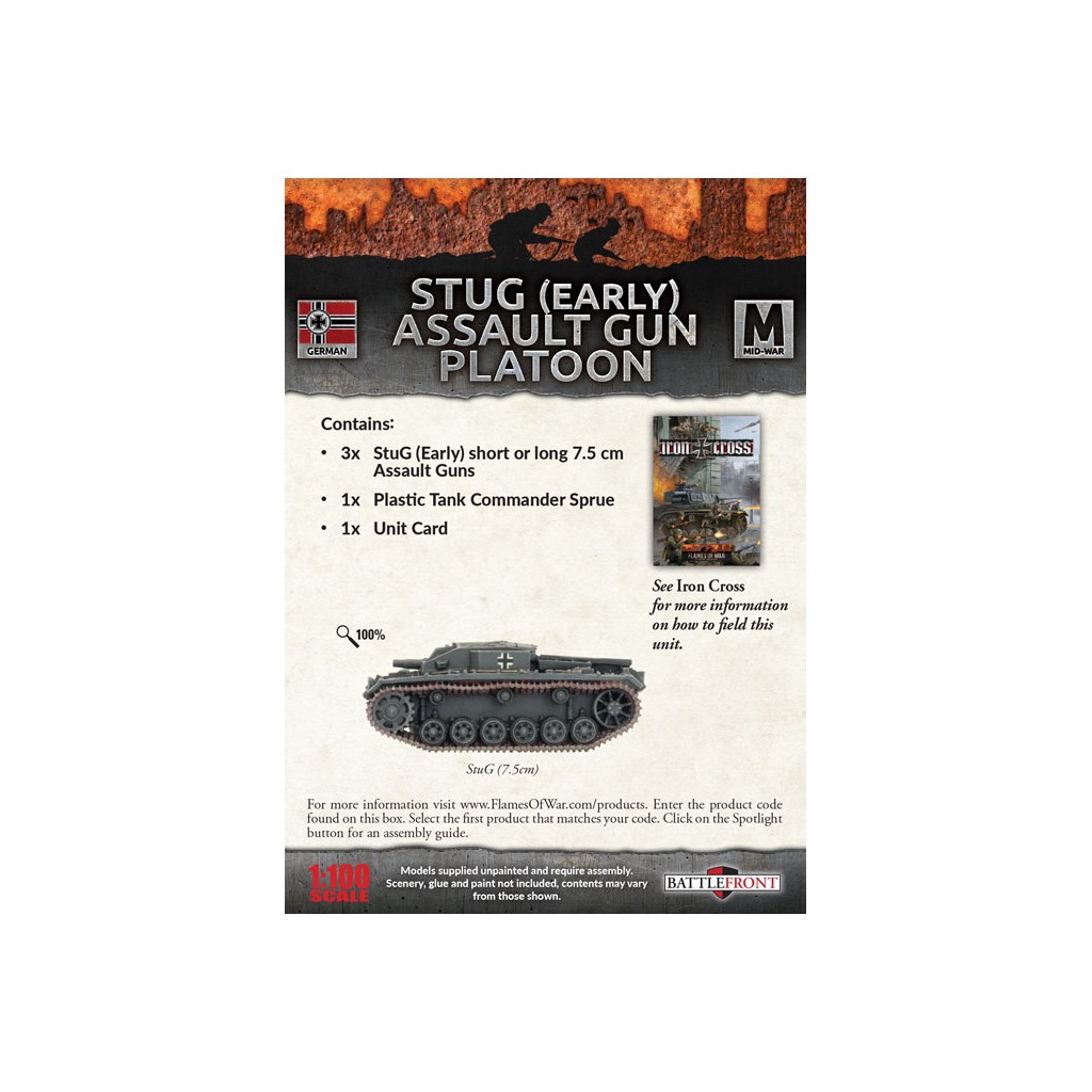 Flames of War - StuG (Early) Assault Gun Platoon