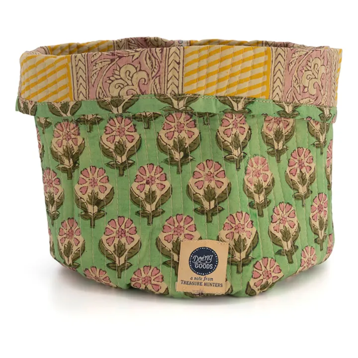 Doing Goods Paniers de rangement Emma - Set de 2 | Vert