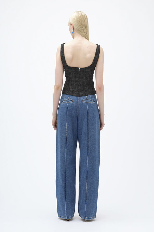 REMAIN Cocoon Denim Pants Bright cobalt
