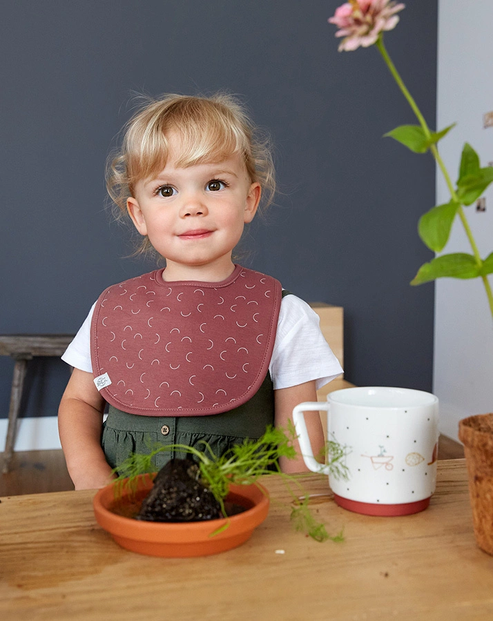 Lätzchen GARDEN EXPLORER – SCHNECKE 5er-Pack in weiß/mauve/mint