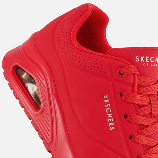 Skechers Uno Sneakers rood Synthetisch
