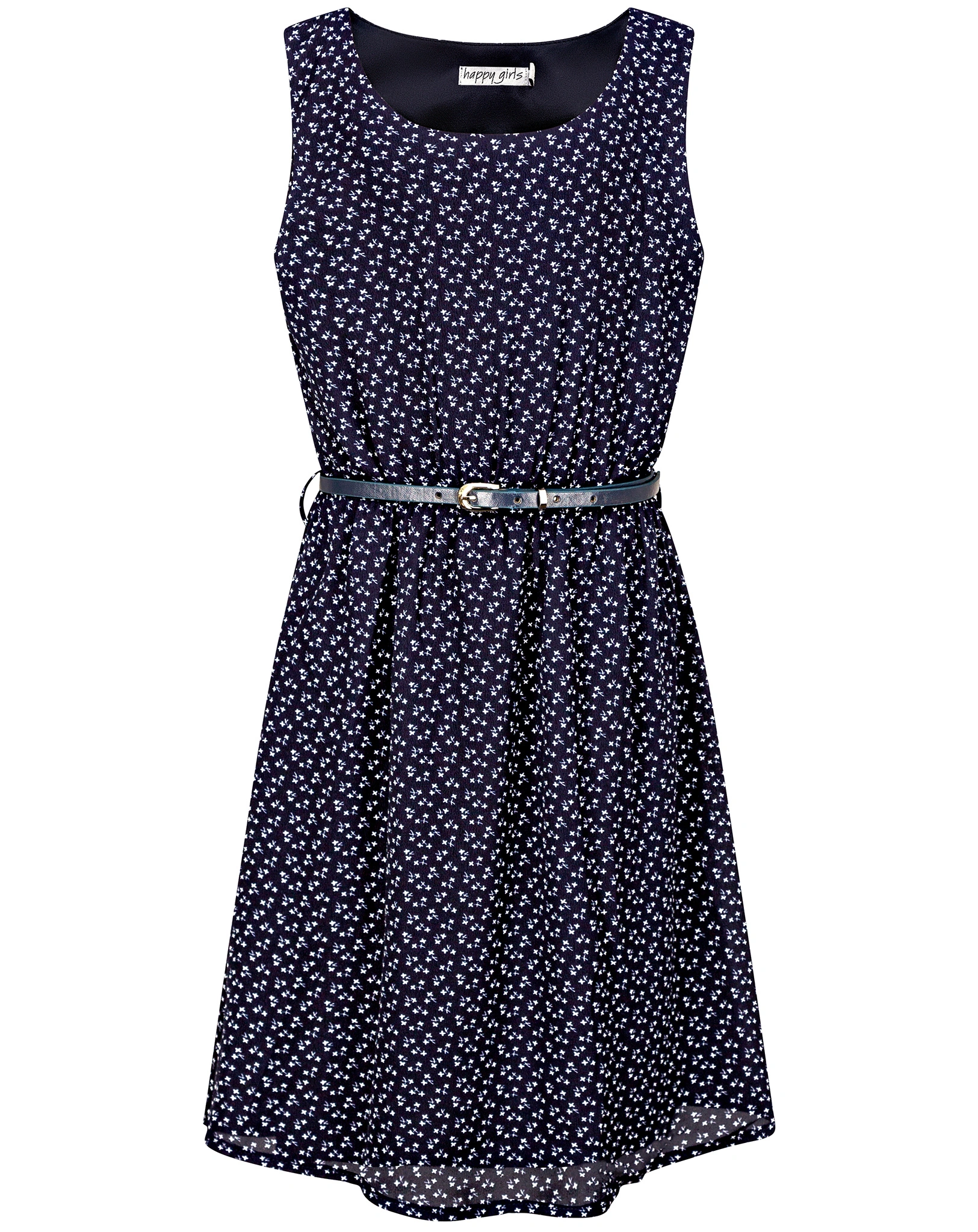 Kleid FLORES PEQUENAS ärmellos in navy