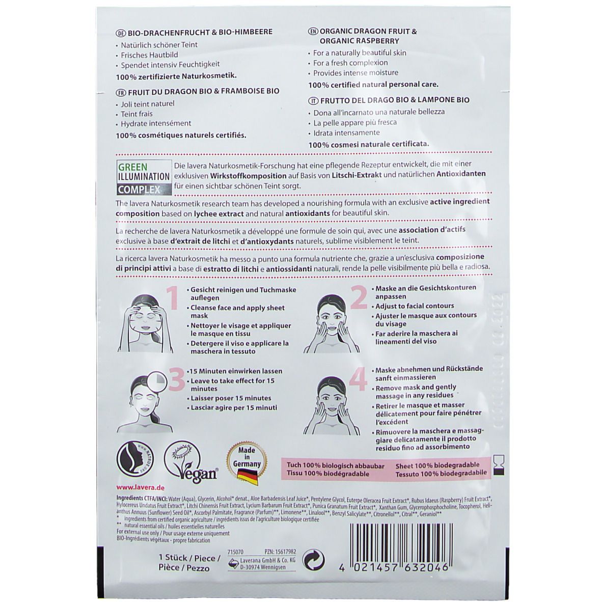 lavera Glow Tuchmaske