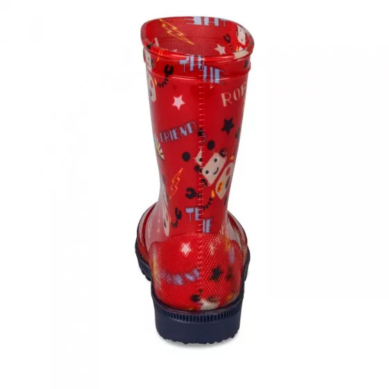 Bottes de pluie ROUGE CHARLIE & FRIENDS