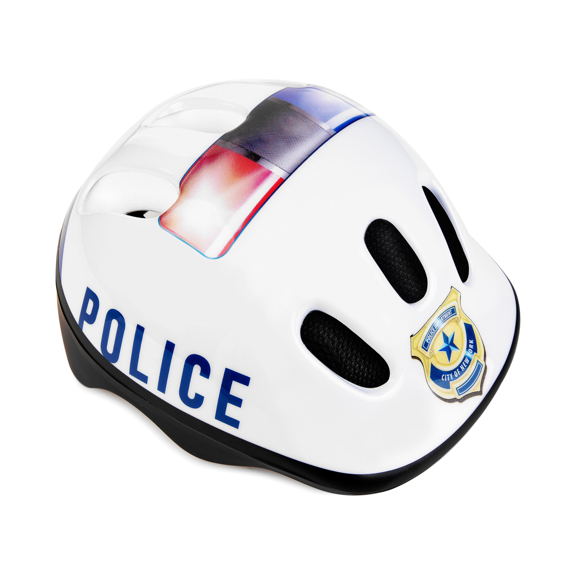 Capacete infantil Spokey Police, altura 44-48 cm.
