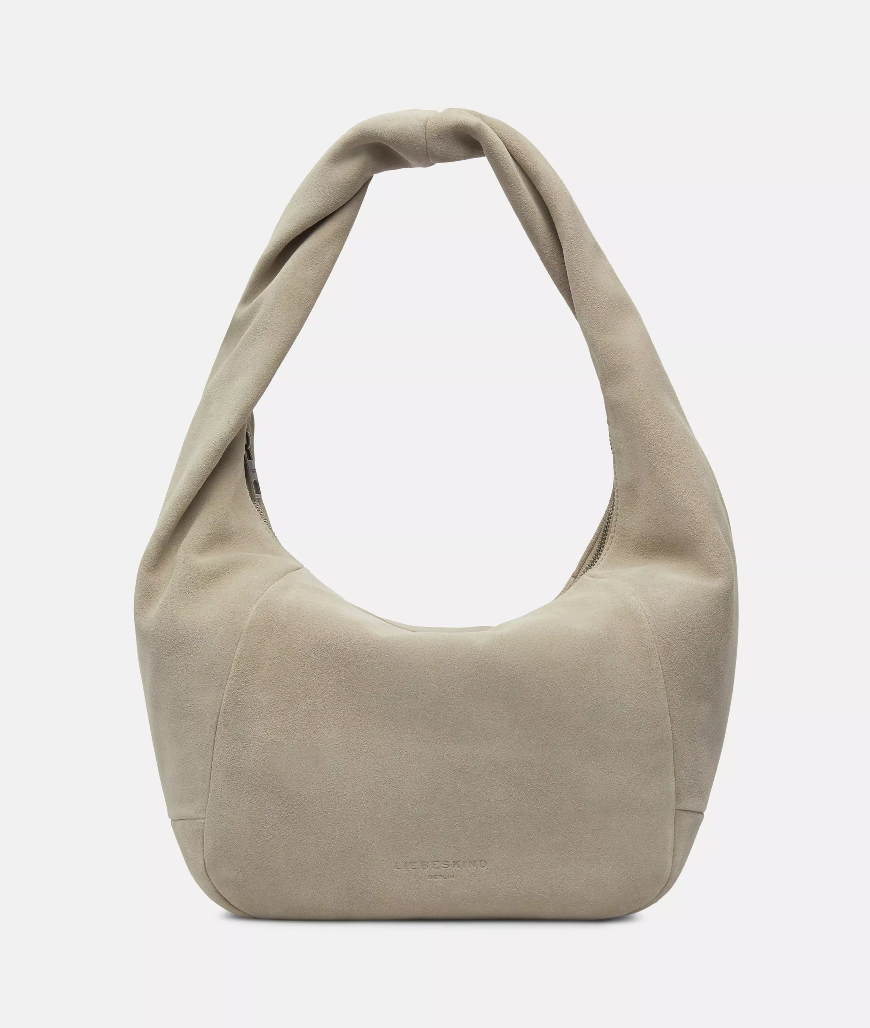 Farrah II Hobo M Spacious pouch bag made from soft suede