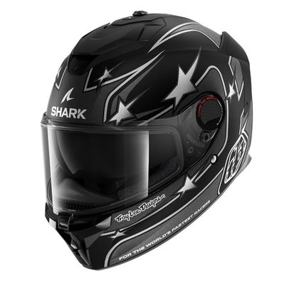 Casque Shark SPARTAN GT PRO - FLAGSTAFF x TROYLEE DESIGN - Noir / Gris