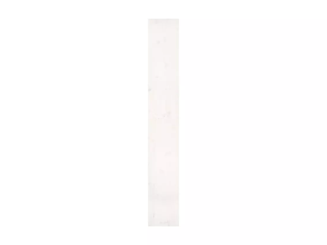 Bibliothèque/Séparateur de pièce Blanc 80x30x199,5cm Pin solide