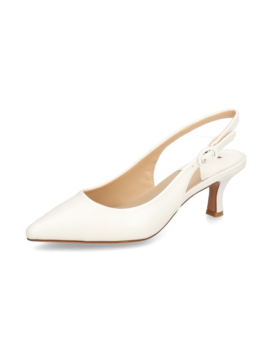 Glattleder Slingpumps