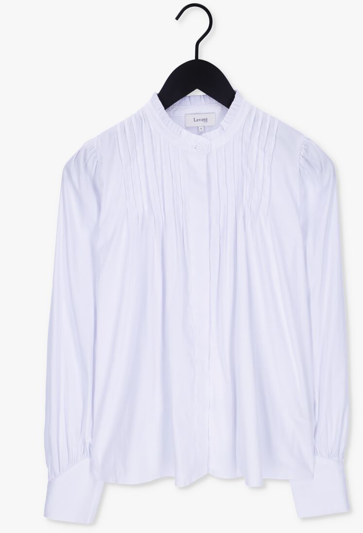 LEVETE ROOM witte levete room blouse lr-isla solid 62 shirt