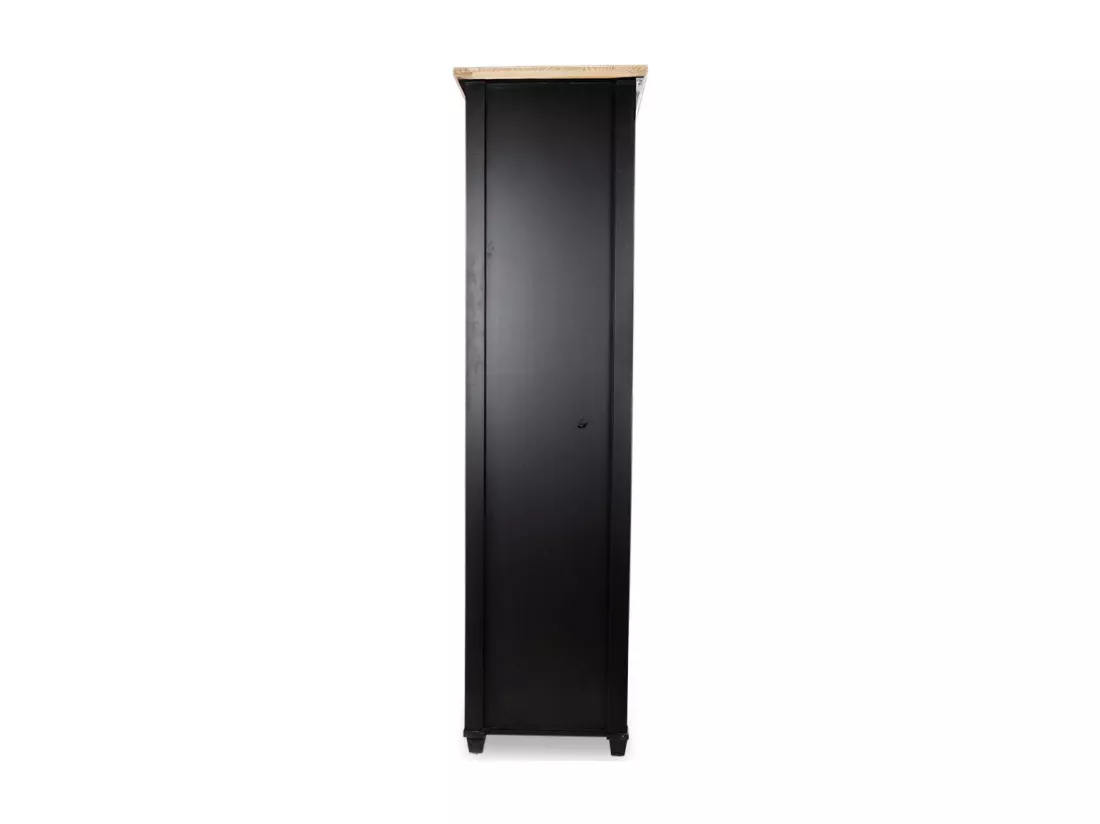 Vaisselier 1 tiroir Bois-MDF Noir - Idéline Décoration d'Autrefois