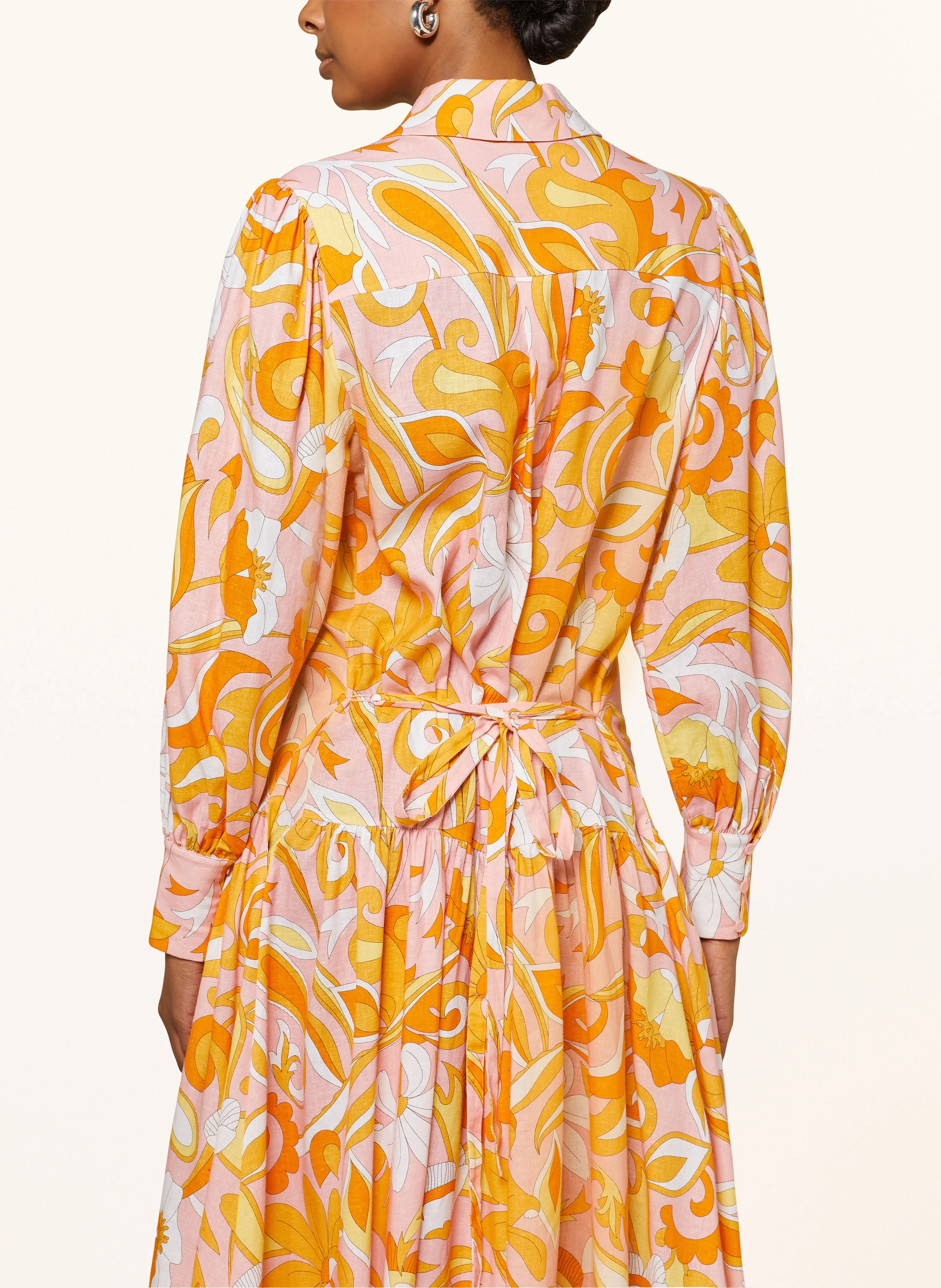 HERZEN'S ANGELEGENHEIT Hemdblusenkleid mit Leinen