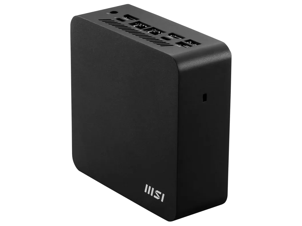 MSI Cubi NUC 13MQG 065BEU - Barebone - mini PC FCBGA1744 Socket - 1 x Core i7 1365U / op til 5.2 GHz - RAM 0 GB - Intel Iris Xe Graphics - IEEE 802.11ax (Wi-Fi 6E), Bluetooth 5.3, Gigabit Ethernet, 2.5 Gigabit Ethernet - sort