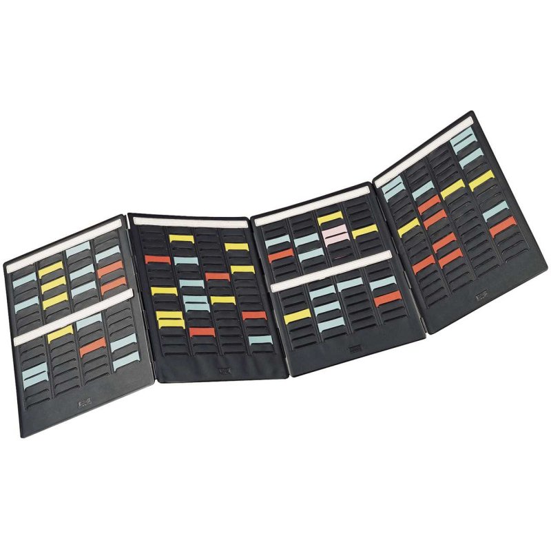 Kit de 4 volets MINI-PLANNER à 4 colonnes de 17 fiches T indice 1,5 avec 1000 fiches