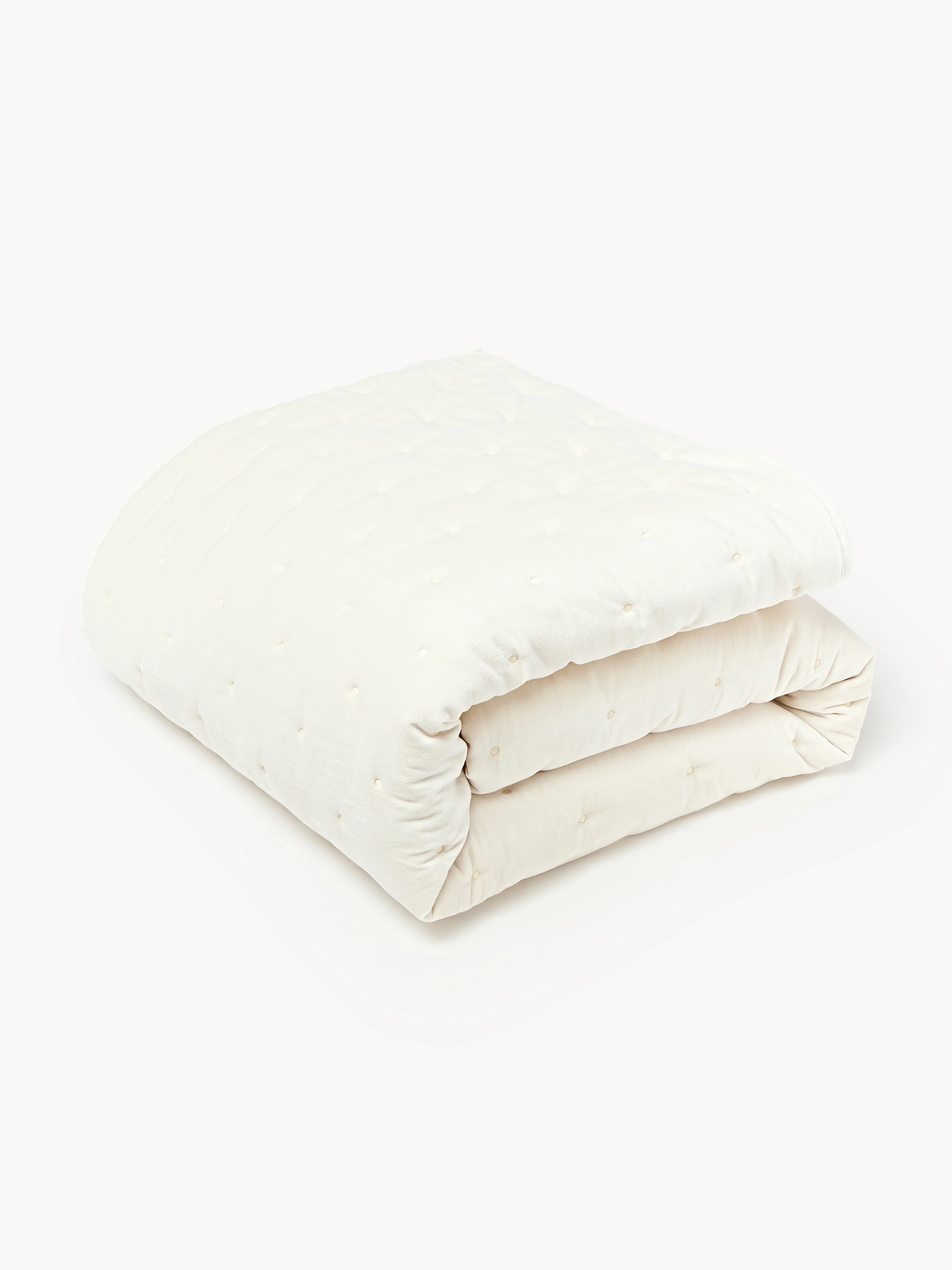 Fluwelen gewatteerde bedsprei Cheryl
