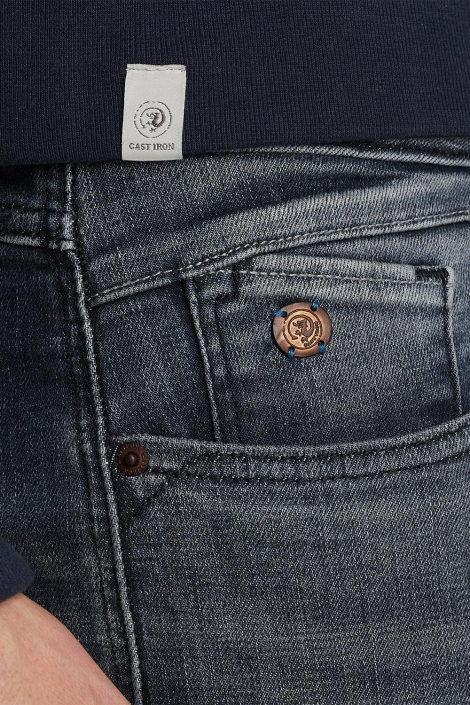 Cast Iron blauwe heren jeans