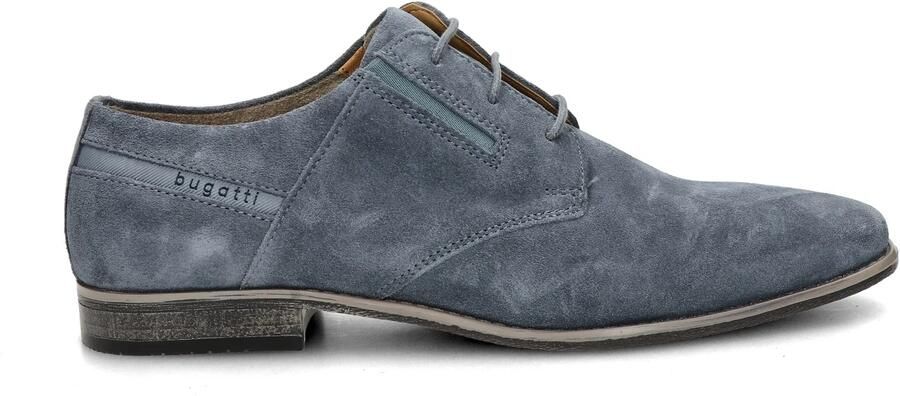 Bugatti Arno suède veterschoenen blauw