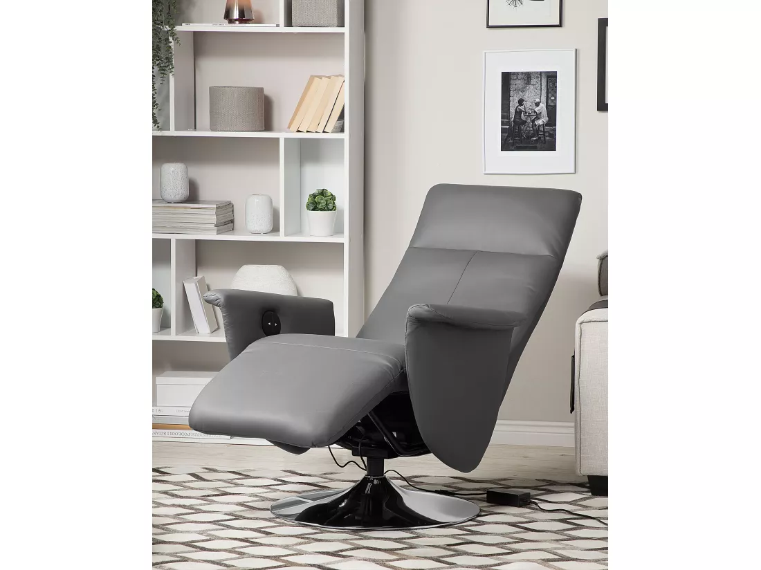 Fauteuil inclinable PRIME Cuir PU Gris