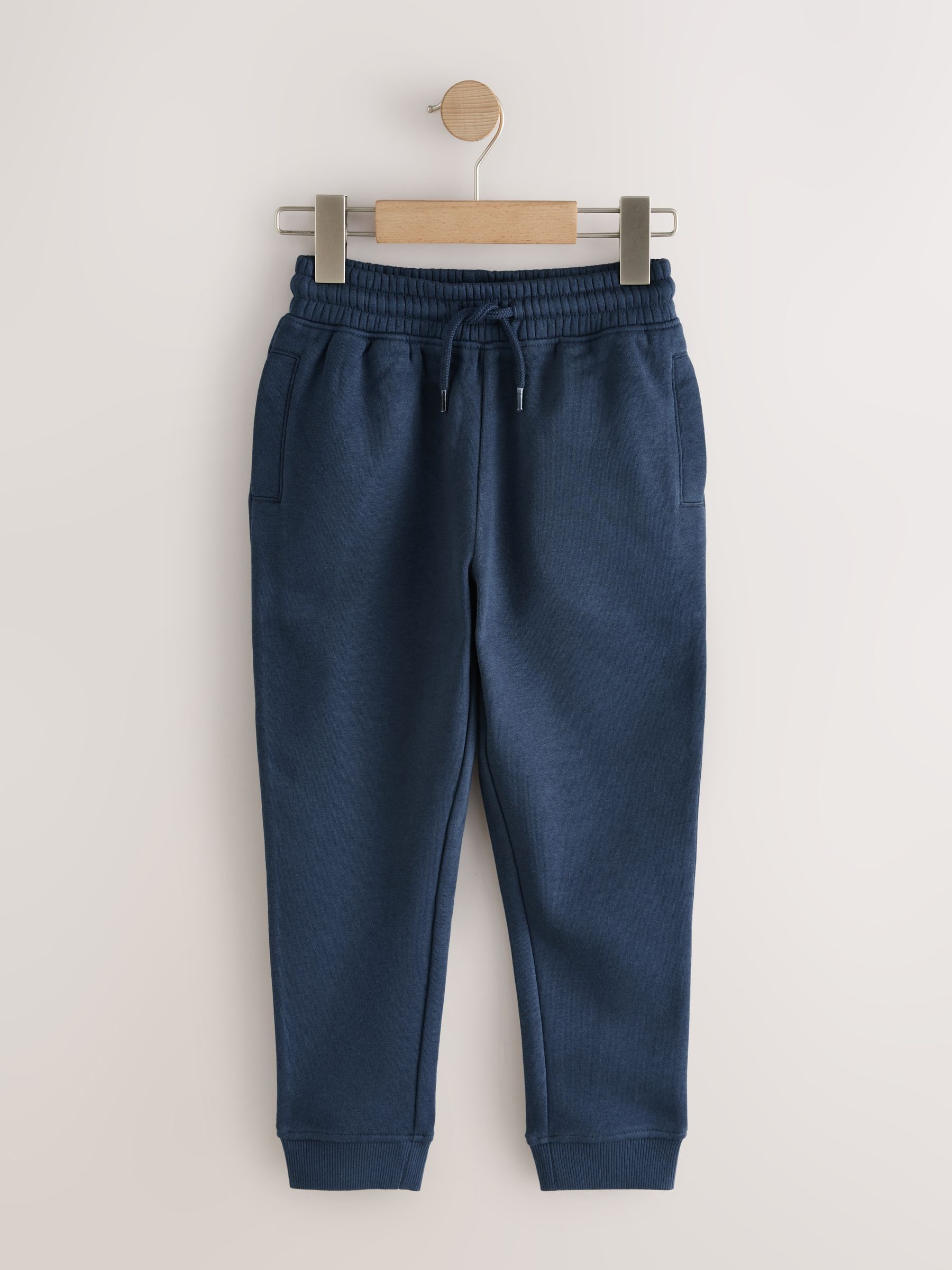 Marineblauw - Basic joggingbroeken, set van 5 (3-16jaar)