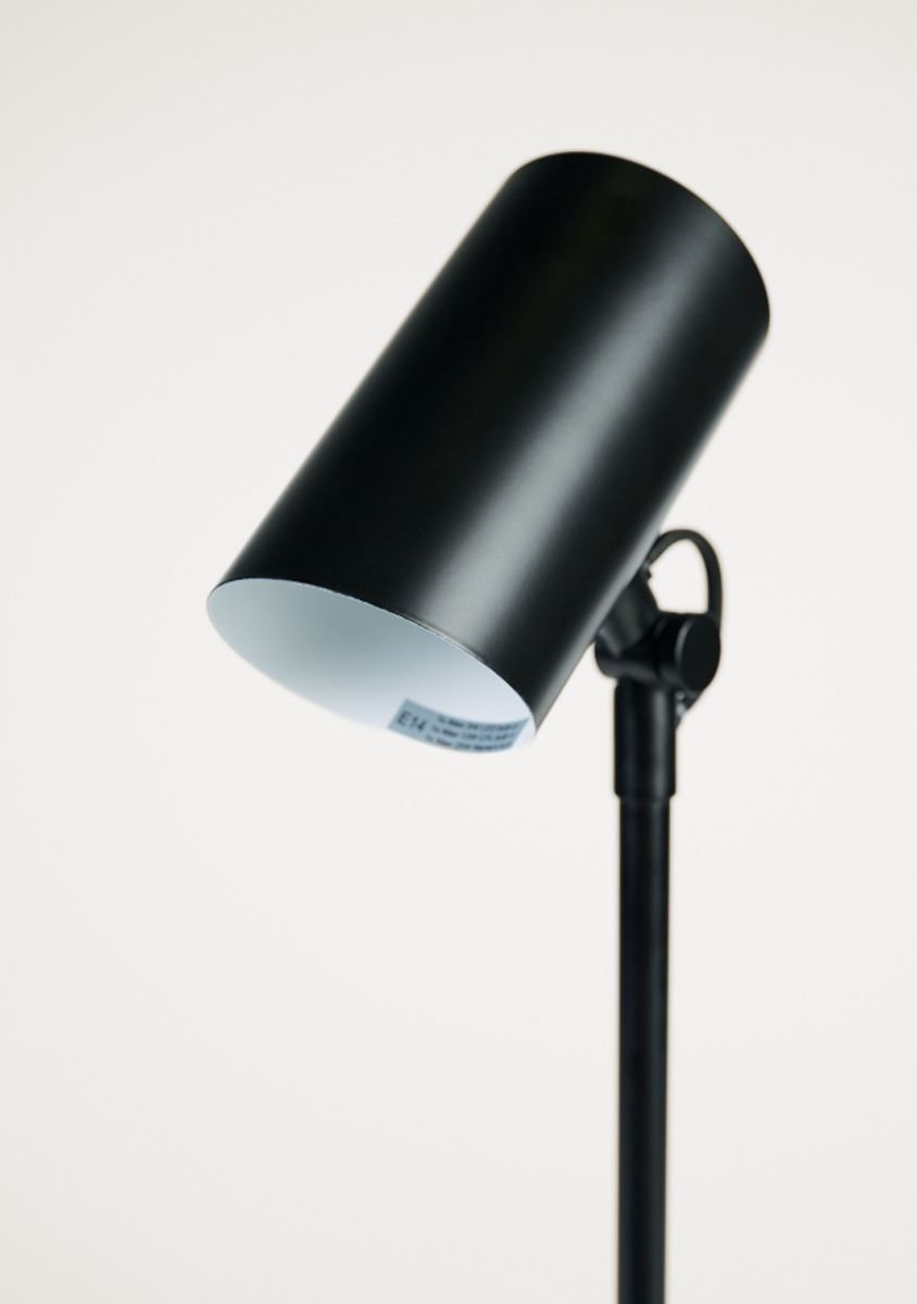 Bordlampe svart - 8x15x51,6 cm