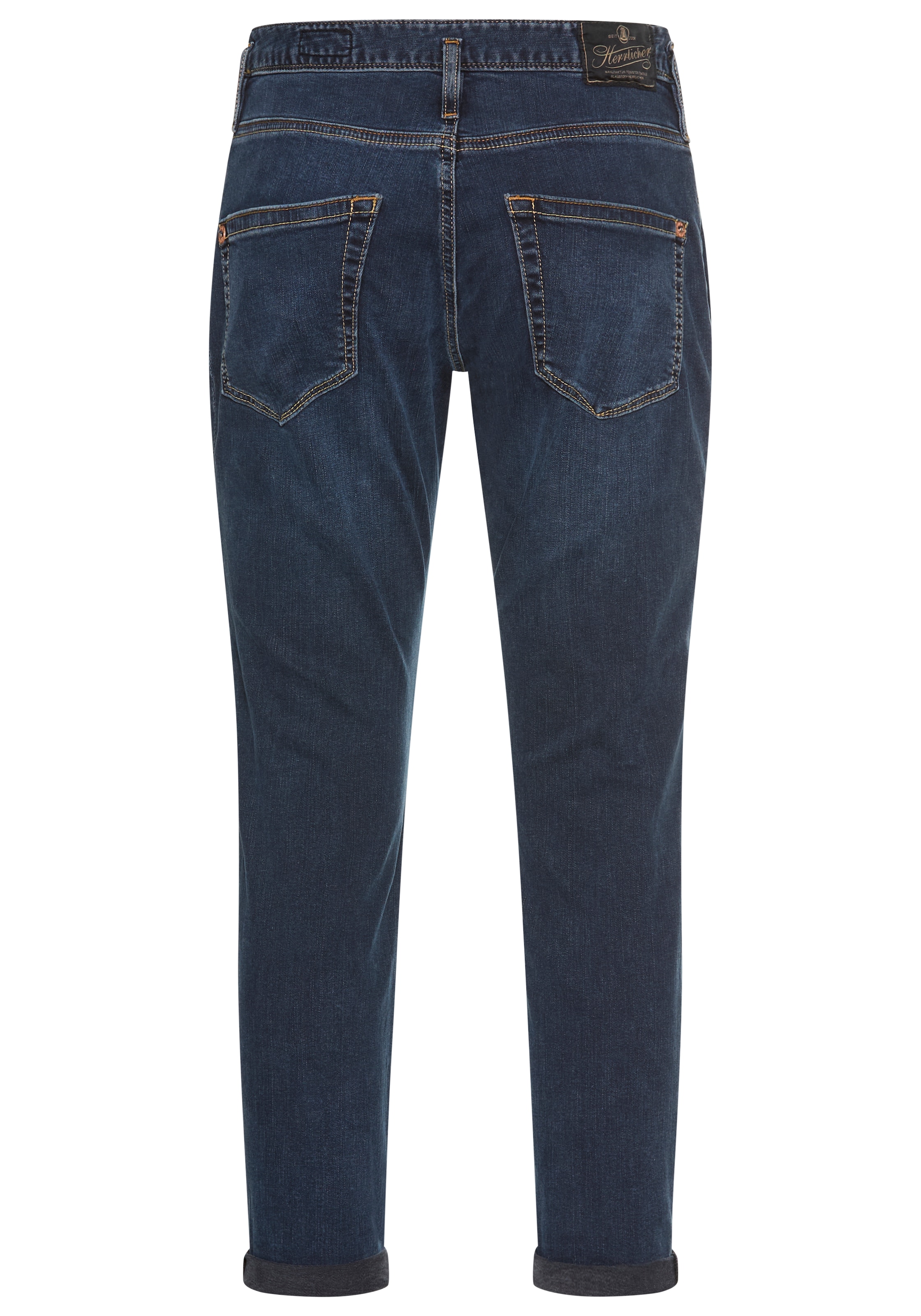 Herrlicher 7/8-Jeans »Shyra Cropped Denim Stretch« mit halb verdeckter Knopfleiste