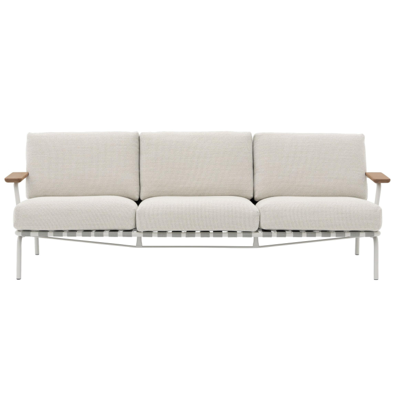 Muuto Settle 3-zits loungebank grijs