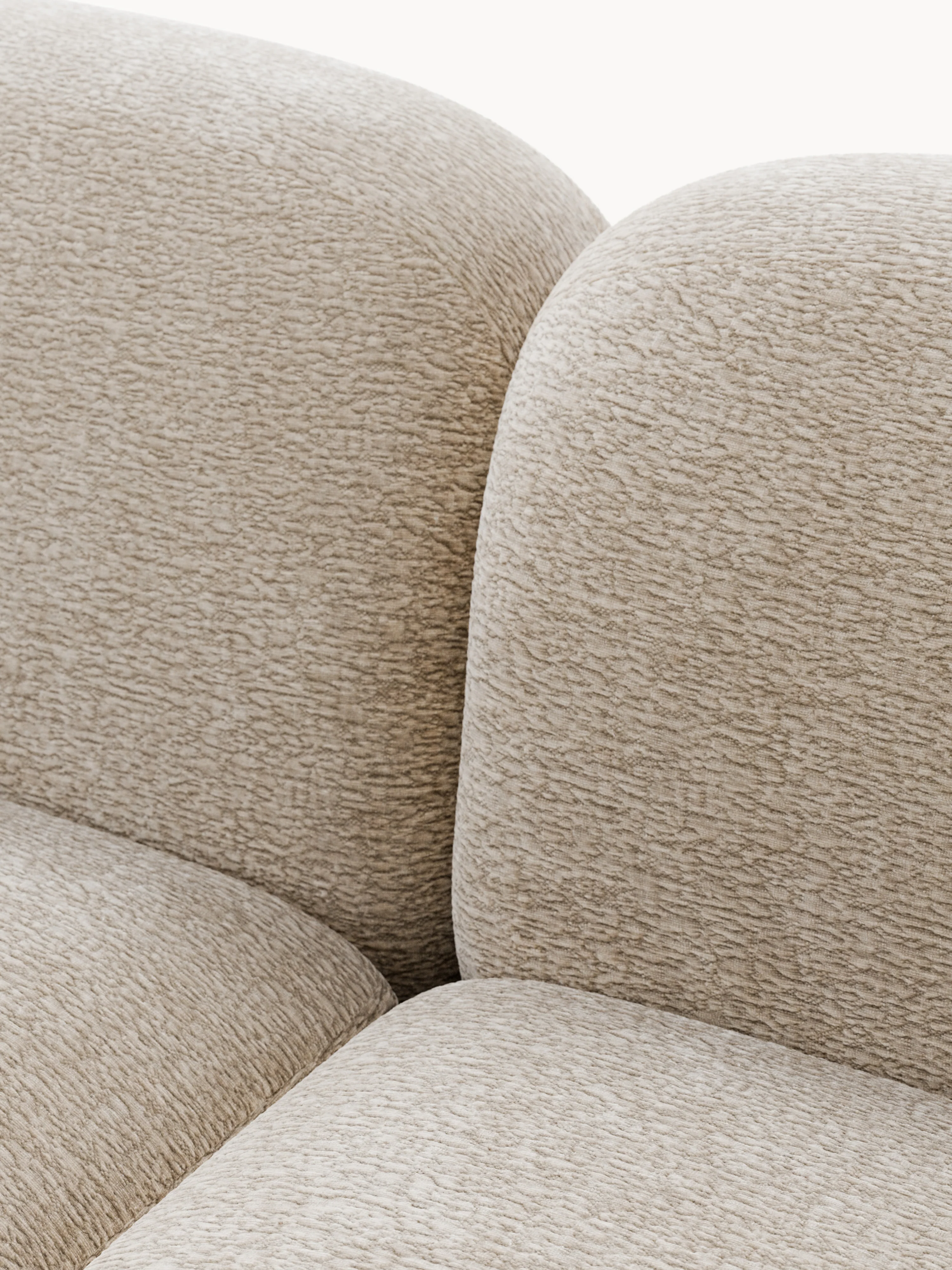 XL modulaire hoekbank Wolke met chaise longue