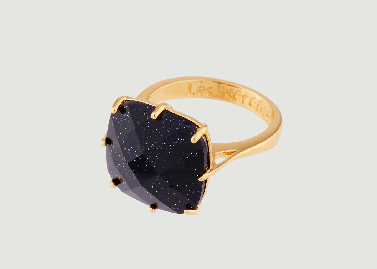 Bague solitaire pierre carrée La Diamantine Les Néréides