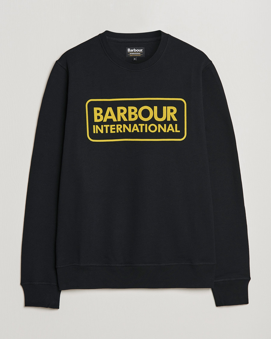 Barbour International Large Logo Sweatshirt Black