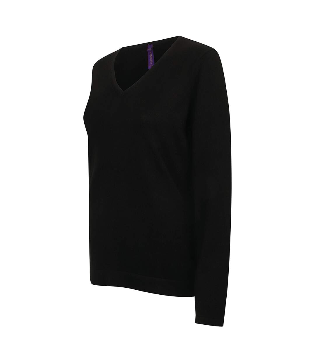 Henbury - Pull à col en V - Femme (Noir) - UTRW660