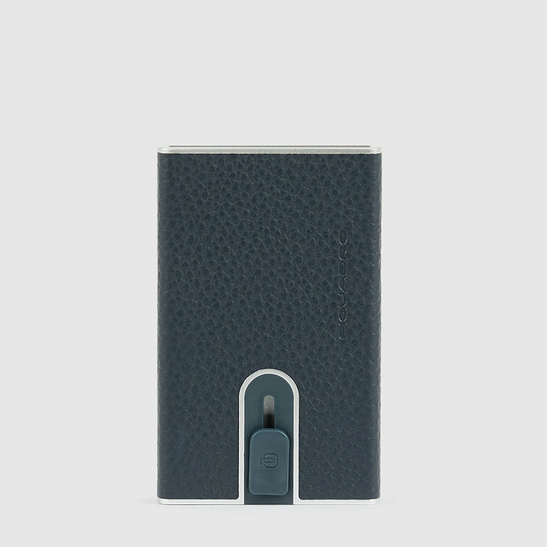 Étui pour cartes de crédit avec système coulissant | Bleu
