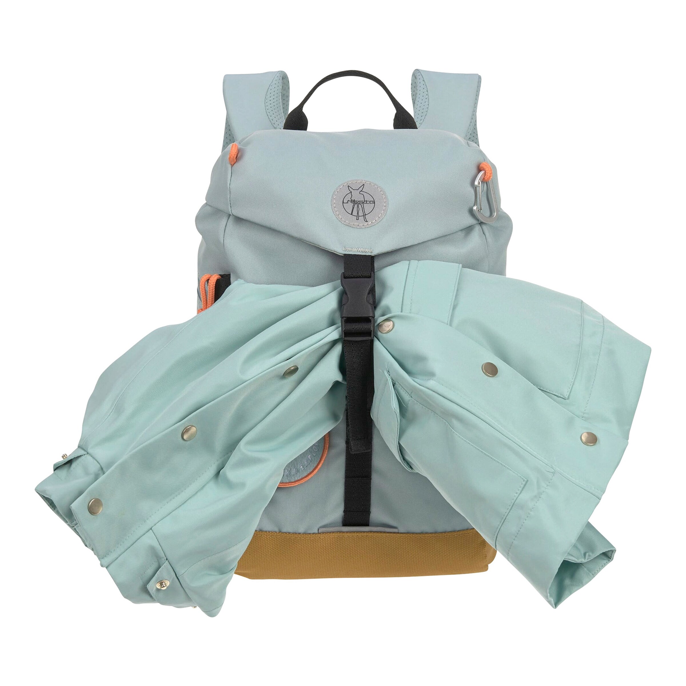 Lässig Kindergartenrucksack Mini Outdoor Backpack Nature hellblau