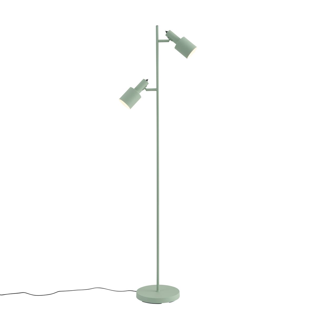 Moderne vloerlamp groen 2-lichts - Stijn