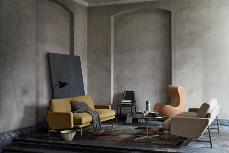 Fritz Hansen A222 salontafel wit laminaat 75