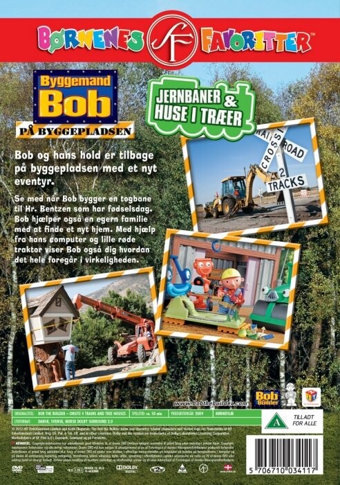 Byggemand Bob På Byggepladsen 4 - Jernbaner Og Huse I Træer - DVD