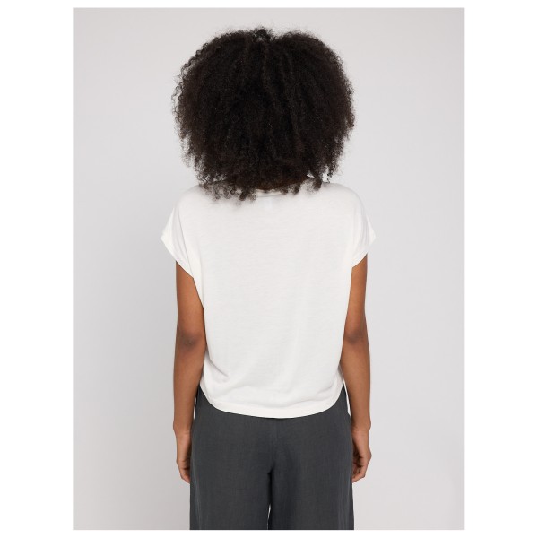 Mazine - Women's Ecovero Viscose Cropped T-Shirt - T-shirt