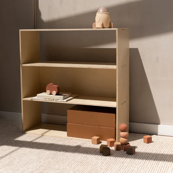 Nofred - Aufbewahrungsbox mit Deckel, 33,5 x 9 x 24 cm, beige