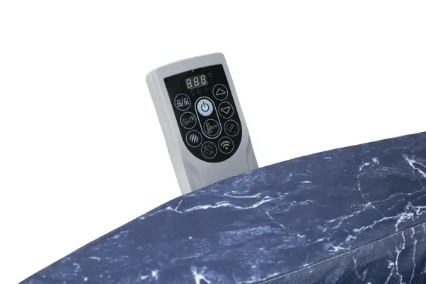Bestway Lay-Z-Spa 6001W, 1250 L, 7 person(er), Rund, Boble/Jet massage, ABS, Polypropylen (PP), Polyvinylchlorid (PVC), Brun