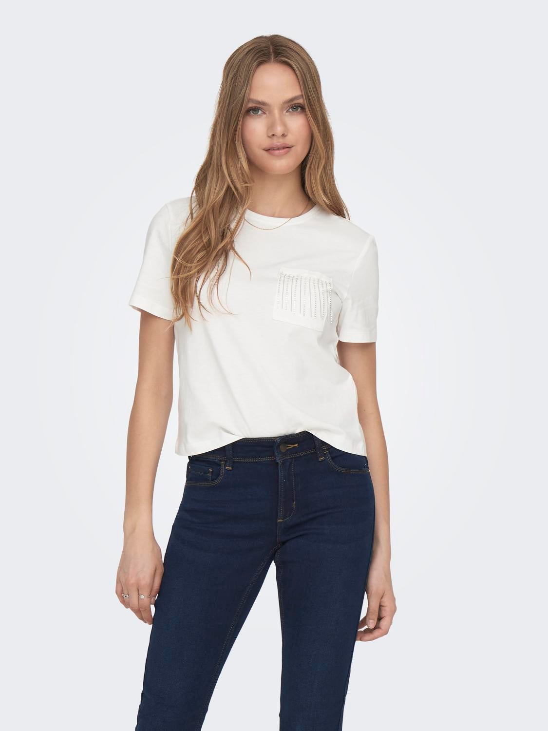 ONLRHINE T-shirt Cloud Dancer