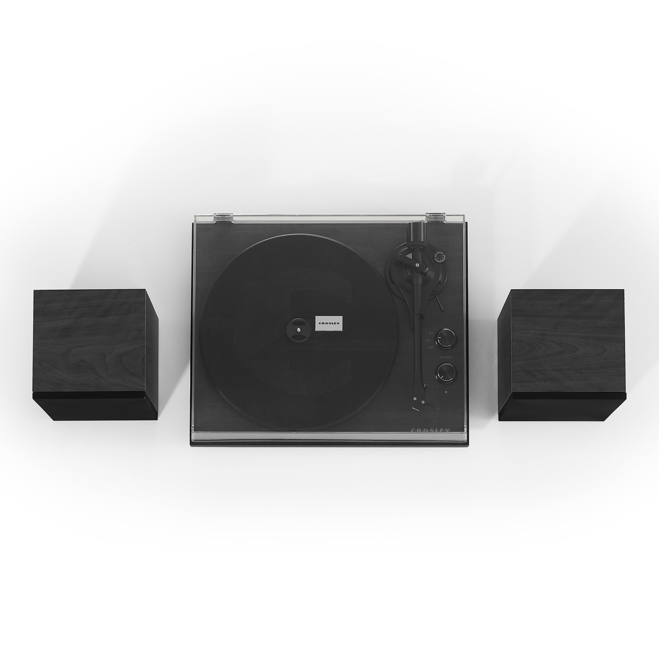 Crosley C62 Black platenspeler set