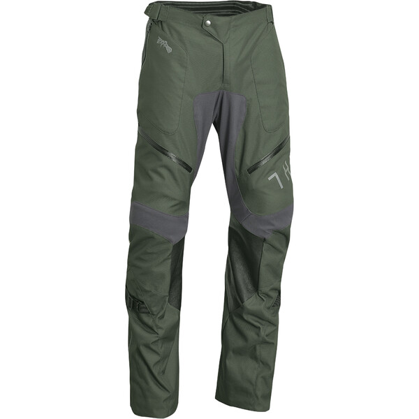 Thor Motocross - Pantalon Terrain Over the Boot Kaki / Charcoal