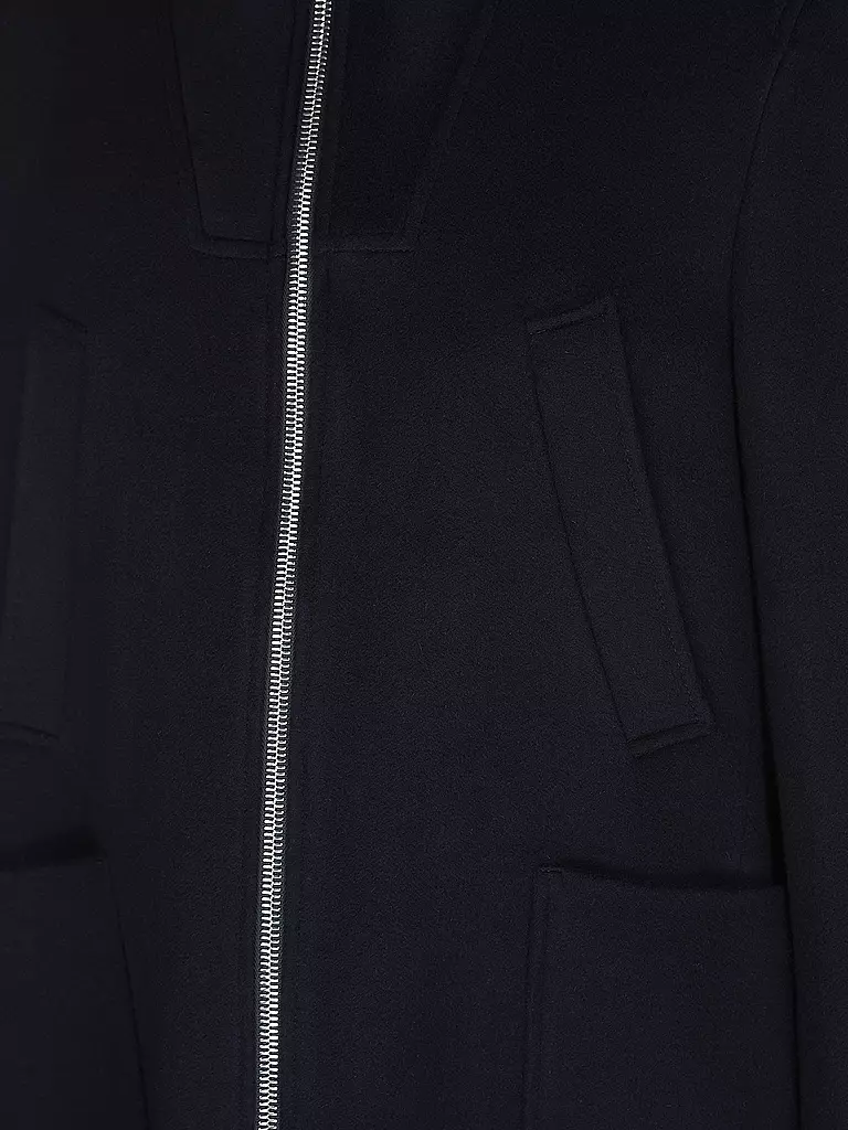 OFFICINE GENERALE Wollmantel PHILIP MOCKNECK dunkelblau