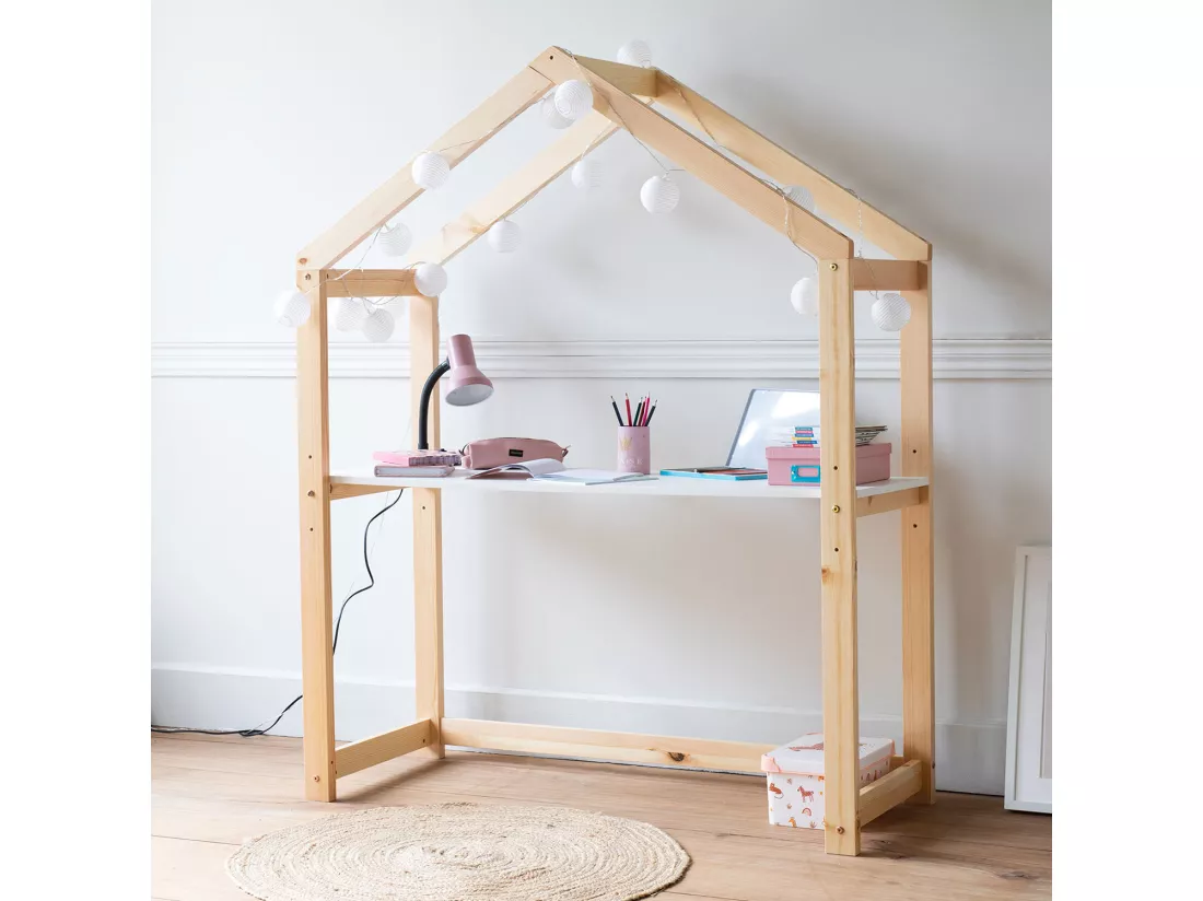 Bureau cabane évolutif pour enfant MARTIN - HAPPY GARDEN