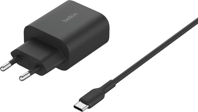 Belkin 3-in-1 Qi2 foldbar oplader med MagSafe (sort)