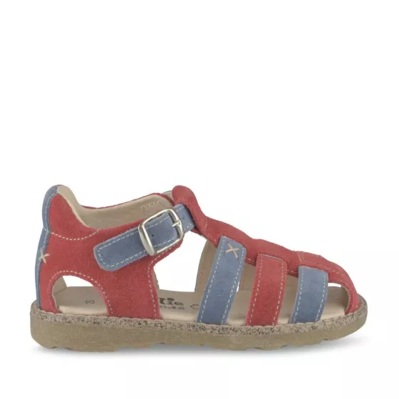 Sandales ROUGE CHARLIE & FRIENDS CUIR