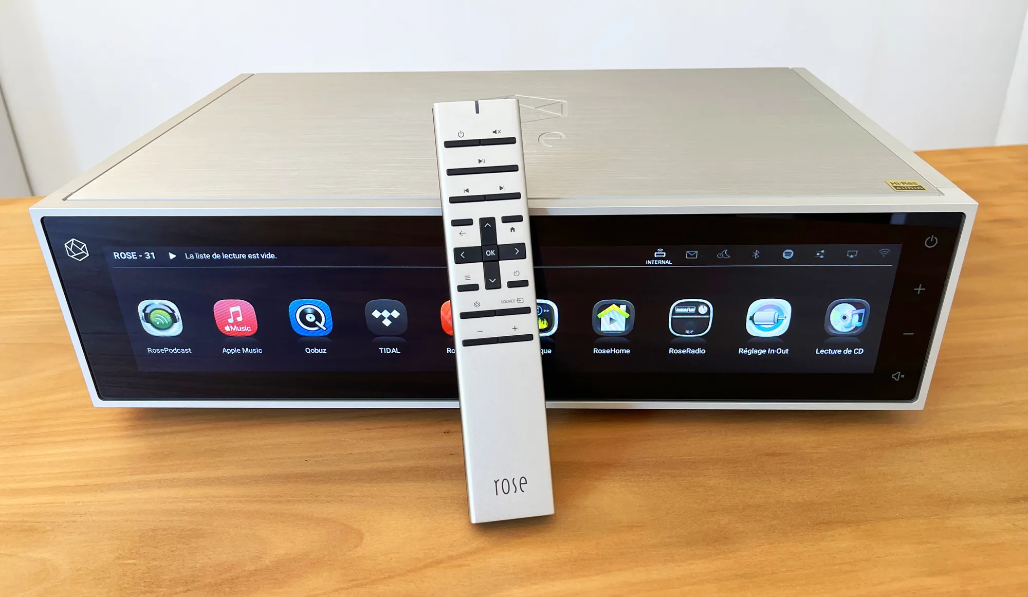 Rose RS150B Silver Lecteurs réseau audio